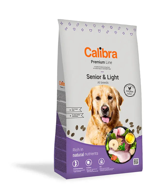 CALIBRA DOG PIENSO PARA PERRO SENIOR Y LIGHT POLLO ARROZ