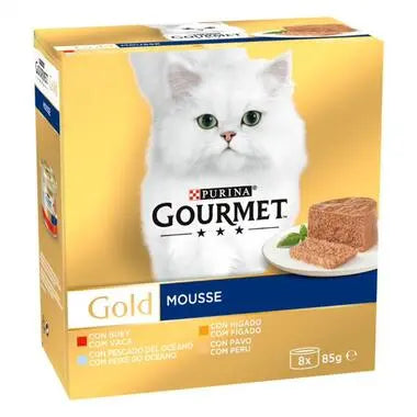 PURINA GOURMET GOLD MOUSSE PARA GATO ADULTO