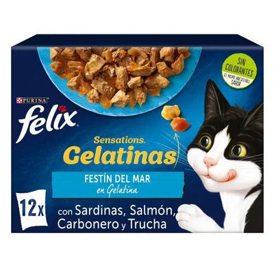 PURINA FELIX SENSATIONS PARA GATO PESCADO MULTIPACK