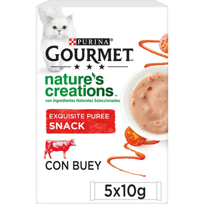 PURINA GOURMET PUREE BUEY PARA GATO ADULTO COMIDA HÚMEDA