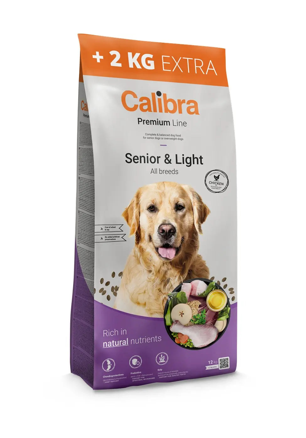 CALIBRA DOG PIENSO PARA PERRO SENIOR Y LIGHT POLLO ARROZ