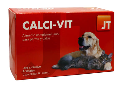 JTPHARMA JT CALCI VIT 60CPD PARA PERRO Y GATO