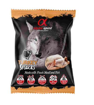 ALPHA SPIRIT CANINE SNACK PAVO PARA PERRO