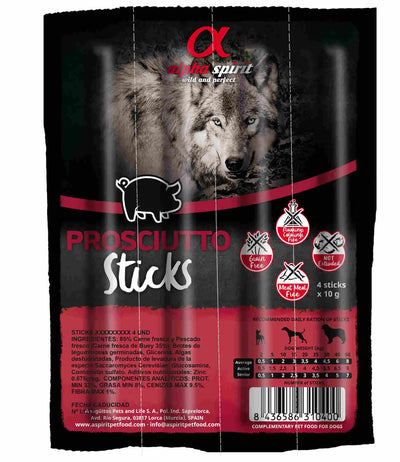 ALPHA SPIRIT CANINE BARRITAS JAMÓN PARA PERRO