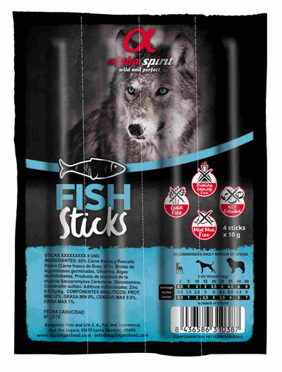 ALPHA SPIRIT CANINE BARITAS PESCADO PARA PERRO