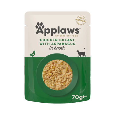 APPLAWS CAT ALIMENTO HÚMEDO POLLO Y ESPÁRRAGOS