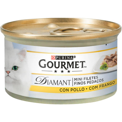 PURINA GOURMET DIAMANT FINAS LONCHAS CON POLLO PARA GATO