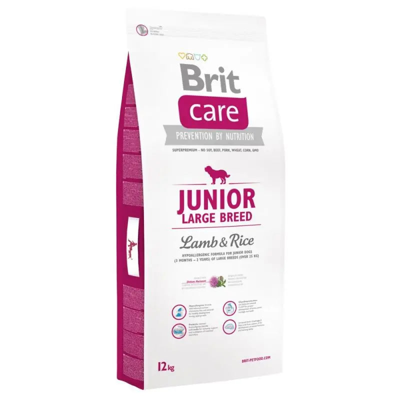 BRIT Care Hipoalergénico Perro Junior Raza Grande Cordero Arroz