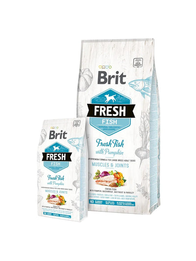 Brit Fresh Perro Adulto Músculos Articulaciones Pescado y Calabaza