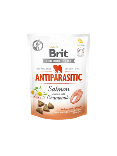 BRIT CARE SNACK ANTIPARASITORIO DE SALMON PARA PERRO