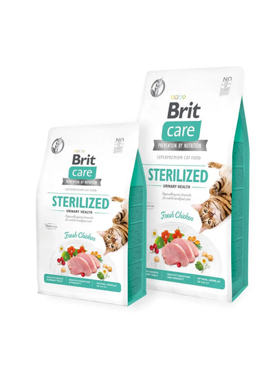 BRIT CARE COMIDA DE POLLO FRESCO PARA GATO ESTERILIZADO