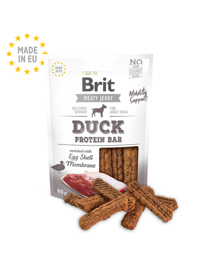 BRIT Meaty Jearky Snack Proteína para Perro Adulto Pato