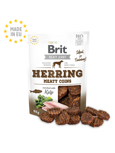 BRIT Meaty Jearky Snack Perro Arenques