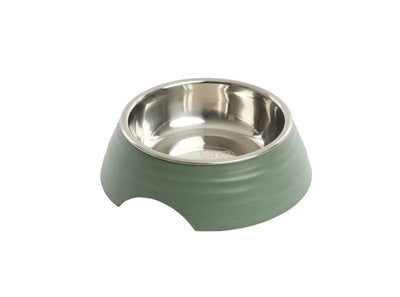 BUSTER COMEDERO MELAMINA VERDE C/BOL ACERO INOX KRUUSE