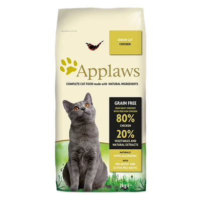 APPLAWS CAT DRY SENIOR POLLO