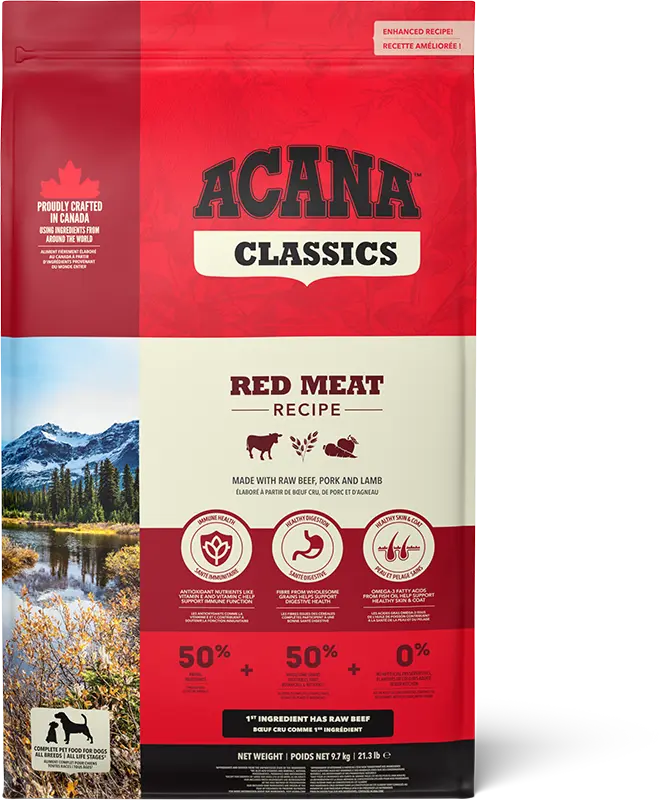 ACANA Pienso Seco de Carne Roja Natural para perro