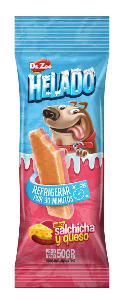 DR.ZOO HELADO PERRO SALCHICHA Y QUESO