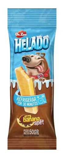 DRZOO HELADO PARA PERRO ADULTO BANANA SPLIT NATURAL