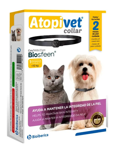 BIOIBERICA ATOPIVET COLLAR GATOS Y PERROS <10KG