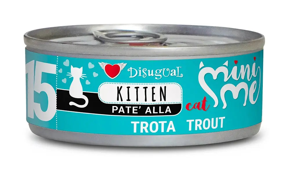 DISUGUAL PARA GATOS KITTEN ALIMENTO HÚMEDO TRUCHA