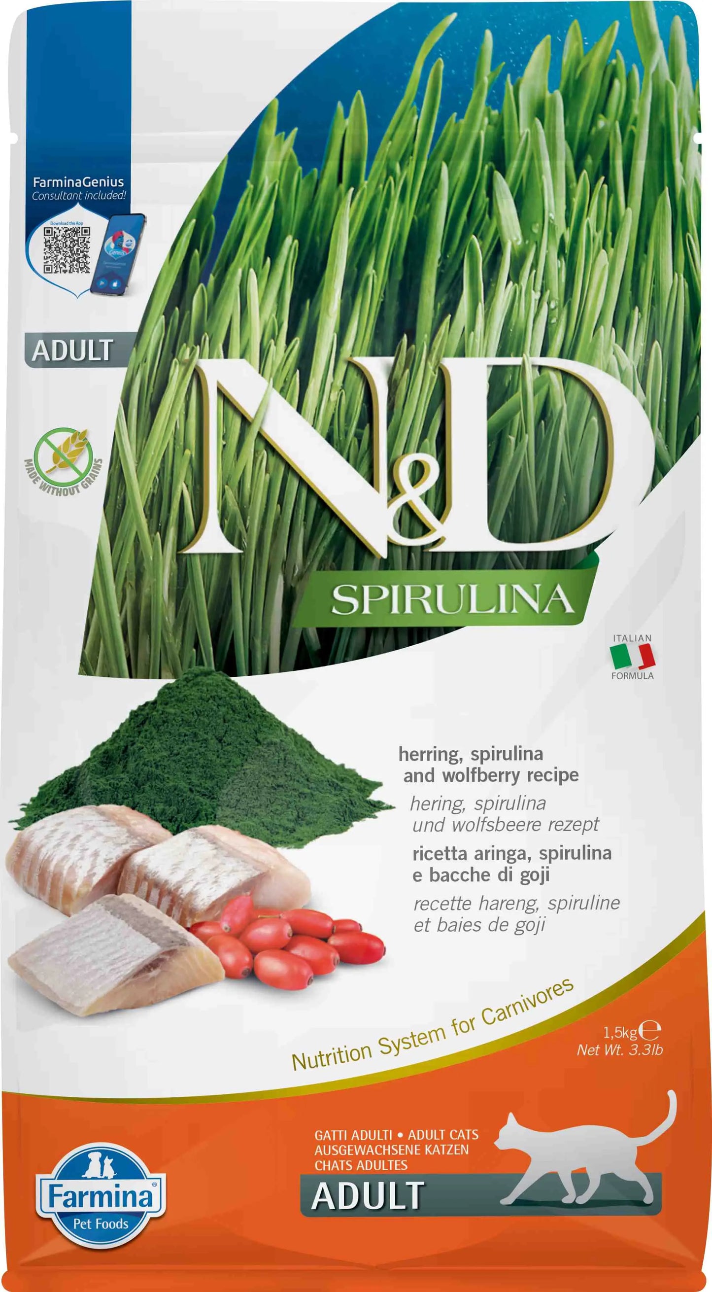 FARMINA ND PIENSO PARA GATO JUNIOR SPIRULINA