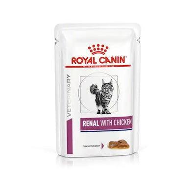 ROYAL VET FELINE RENAL POLLO POUCH CAJA