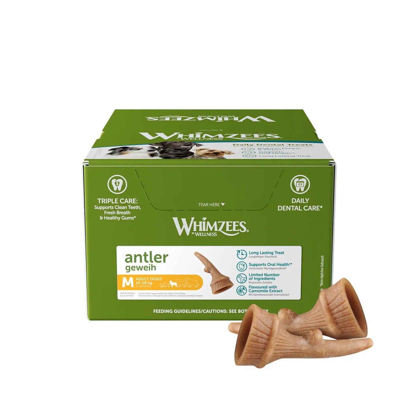 WHIMZEES OCCUPY ANTLER SNACK PARA PERROS