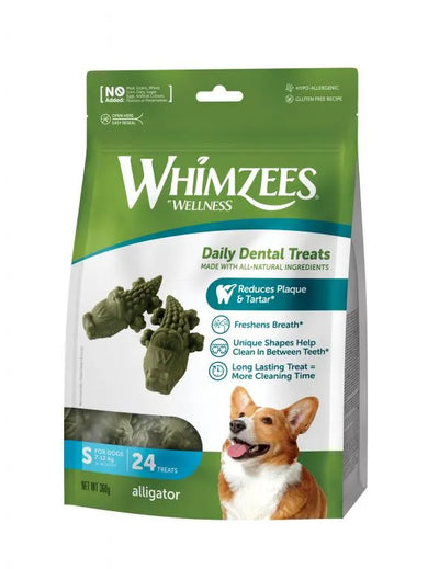 WHIMZEES SNACK PARA PERROS PEQUEÑOS ALLIGATOR