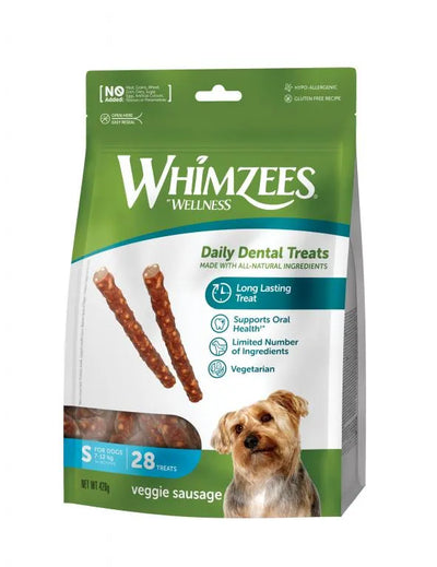 WHIMZEES SNACK DENTAL VEGETAL PARA PERRO