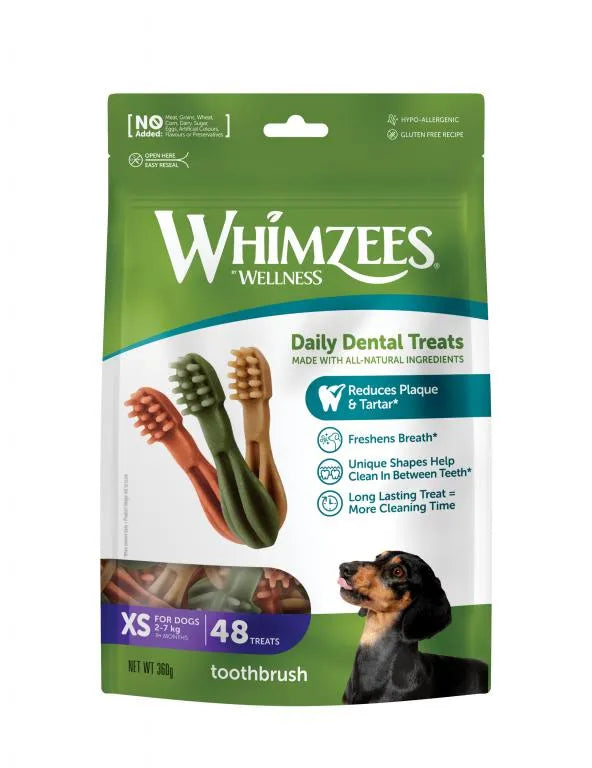 WHIMZEES SNACK DENTAL PARA PERRO ADULTO PEQUEÑO NATURAL