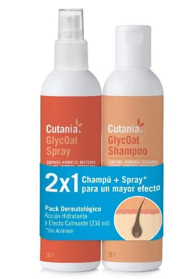 VETNOVA CUTANIA GLYCOAT SHAMPOO + SPRAY PARA PERRO Y GATO